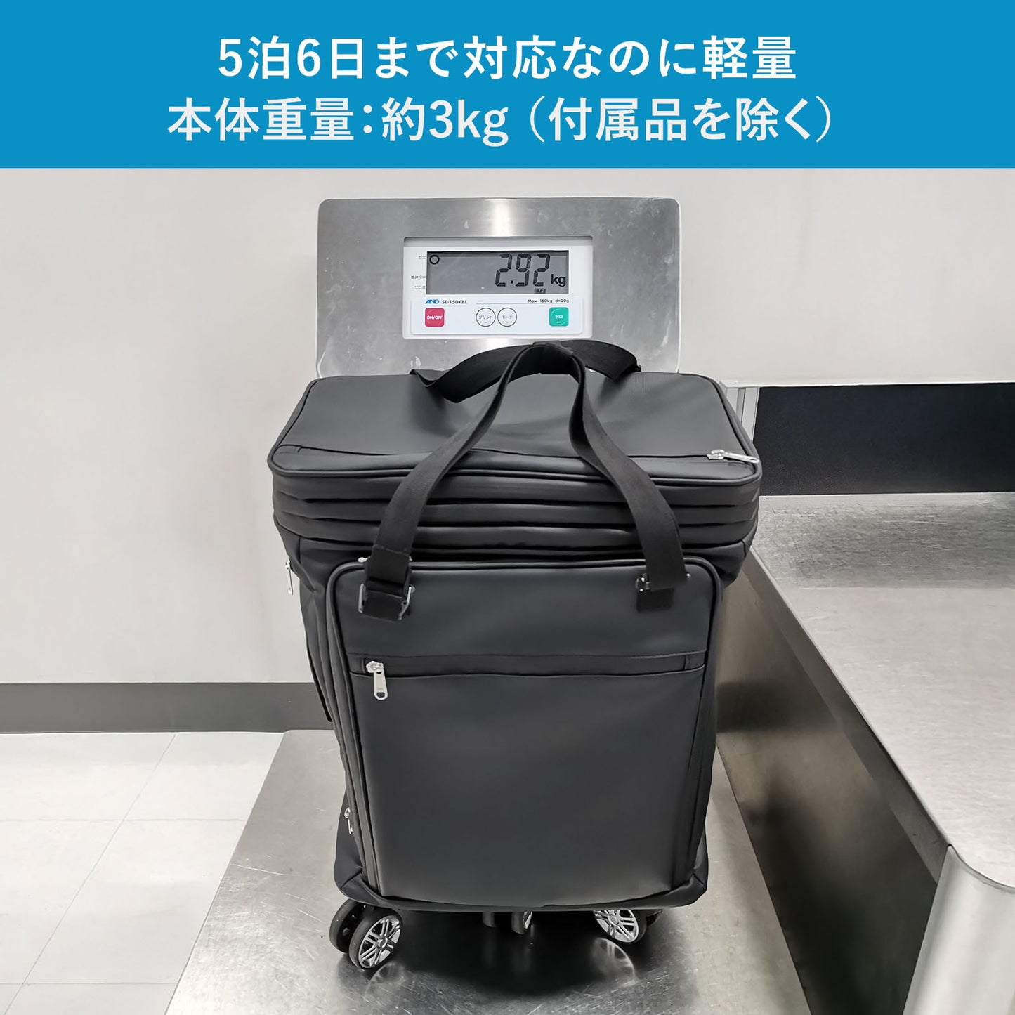 機内持ち込みから5泊まで！1つで6役、変幻自在の多機能スーツケースTRIPLUS（トリプラス）