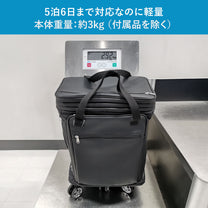 機内持ち込みから5泊まで！1つで6役、変幻自在の多機能スーツケースTRIPLUS（トリプラス）