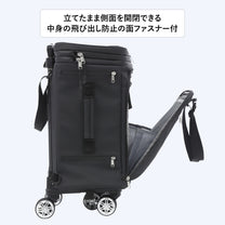 機内持ち込みから5泊まで！1つで6役、変幻自在の多機能スーツケースTRIPLUS（トリプラス）