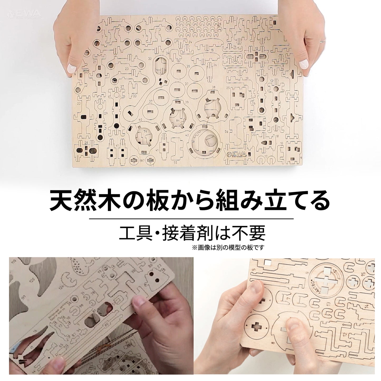 Spider クモの木製組み立てキット